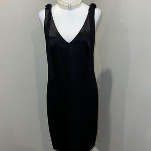 Alice&Trixie size Xsmall little black dress with ties at the shoulders